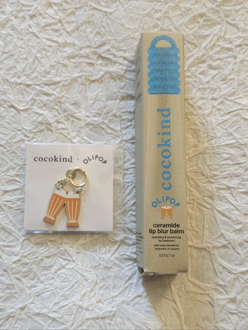 Cocokind x Olipop Ceramide Lip Blur Balm Cream soda new Charm lipgloss